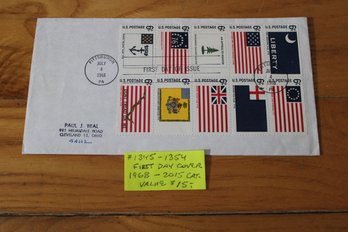 EARLY 1968 USA FIRST DAY COVERS #1354 A