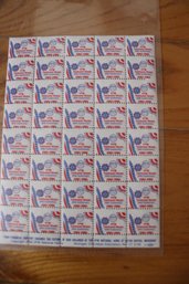 EARLY USA VFW NATIONAL HOME 60TH ANNIVERSARY BLOCK 40 UNUSED