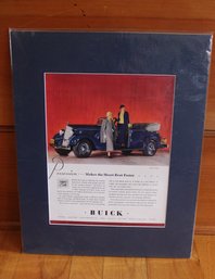Early 1930's Buick Fortune Magazine Car Ad