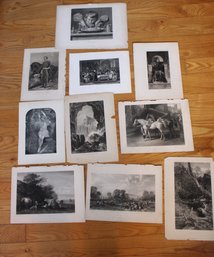 Collection Of Late 1800's Engravings