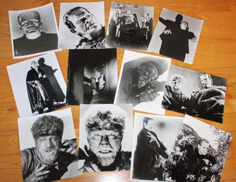 Collection Of B&W Photos Univeral Pictures Dracula, Frankenstein & The Werewolf