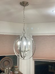 SILVER ORB INCANDESCENT LUMINAIRE CEILING LIGHT