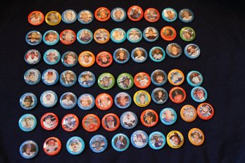 1984 MLB FUN FOODS BUTTONS PINS