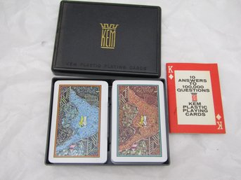 DOUBLE DECK KEM PLASTIC PLAYING CARDS