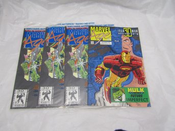 4 Marvel Age 30th Anniversary Comic Books