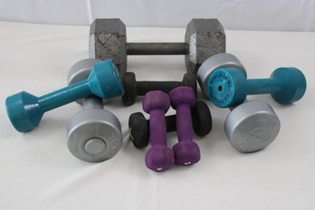 LOT OF HAND WEIGHTS