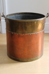LARGE 12' COPPER PLANTER WITH INSERT