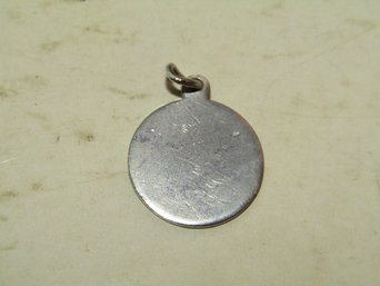 TIFFANY & CO. 925 Sterling Silver Round Tag Pendant Charm