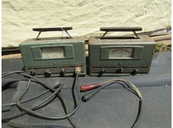 2 Vintage Allen Battery Testers