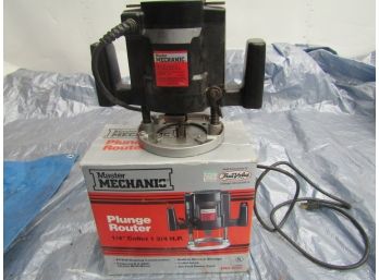 Master Mechanic Plunge Router Model MM 8510 1 3/4 HP TESTED Working