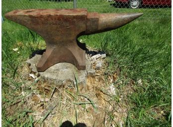 Antique Peter Wright Patent Anvil  #110 Wrought Iron