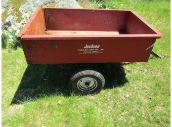 Vintage Jackson Trailer Cart Model 100