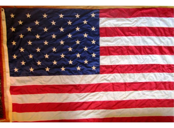 Large 50 Star Nly-Glo American Flag 9' X 4'
