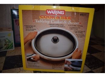 WARING COOK & SEE TABLE COOKER