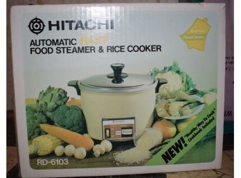 HITACHI AUTOMATIC FOOD STEAMER & RICE COOKER