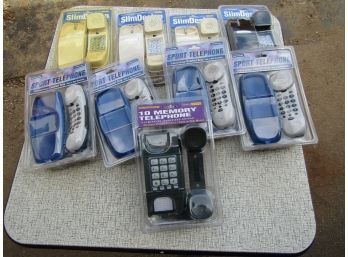 Lot Of Push Button Telephones