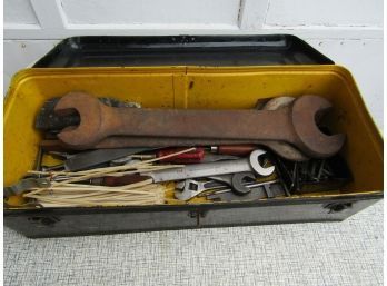 Metal Tool Box & Tools - Wrenches Screwdrivers & More