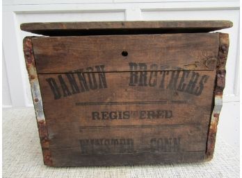 Bannon Brothers Bottle Crate Box