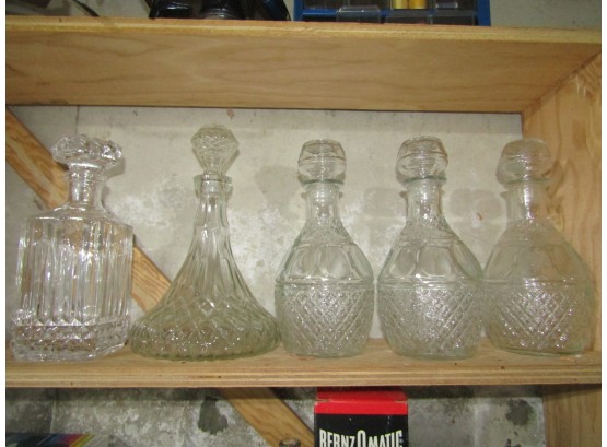 Glass Crystal Wine Whiskey Liquor Decanters