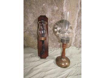2 Wall Hanging Candle Holders