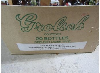 17 Grolsch 15.2 Fl Oz Beer Bottles