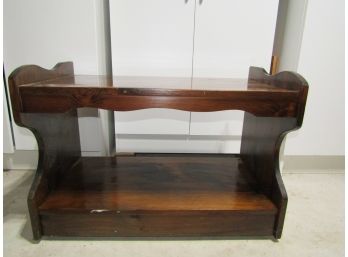 Wood Wooden Bar Kitchen Cart Shelf