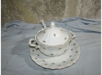Made In Poland Soup Tureen & Plater