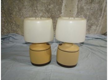 2 Vintage BMG Plastic Lanterns
