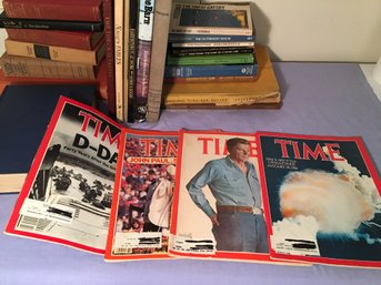 Vintage Time Magazines And Books