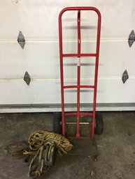 Hand Truck , Block And Line