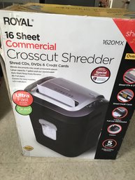 Royal 16 Sheet Commercial Crosscut Shredder
