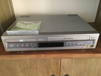 Sony DVD Player/ Video Cassette Recorder And Sony  CD-RW