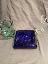 Decorative Glass Tray/Vases