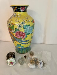 Japanese Vase & Drawer Pulls