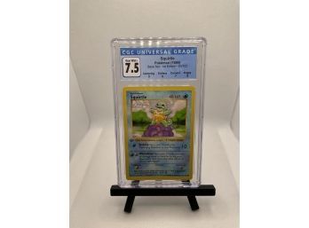 Pokemon Squirtle 1st Edition Graded With Subgrades 7.5 NEAR MINT
