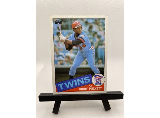 Topps Kirby Puckett 1985 ROOKIE CARD