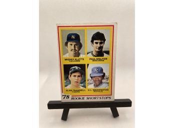 Topps 1978 Rookie Shortstops Alan Trammell, Paul Molitor