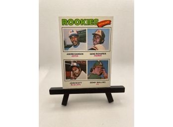 Topps 1977 Rookie Outfielders Andre Dawson