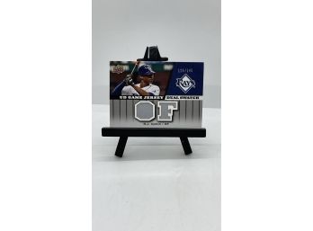 Upper Deck Bj Upton Game Jersey Dual Swatch 124 Of 149 Made!