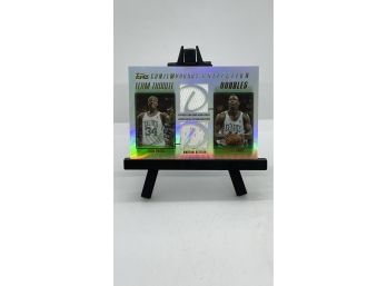 Topps Team Tribute Paul Pierce And Marcus Banks Jersey Card