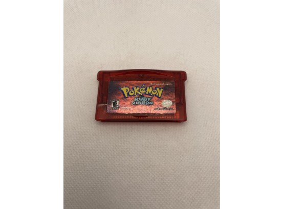 Pokemon AUTHENTIC Ruby For GBA