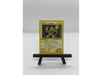 Pokemon Lt Surge. Electabuzz 1st Edition