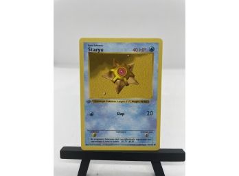 Pokemon 1st Edition Staryu LIGHT STAMP