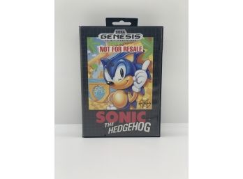Sega Genesis Sonic The Hedgehog Not For Resale