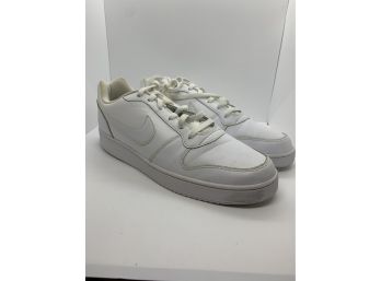 Nike White Low's Size 12
