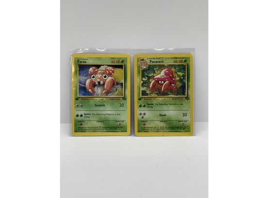 Pokemon 1st Edition Paras And Parasect