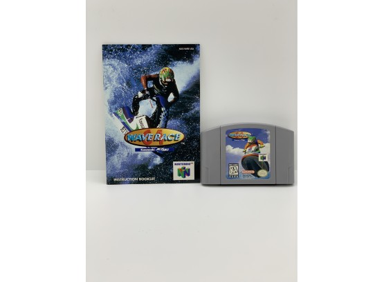 N64 Waverace With Manual
