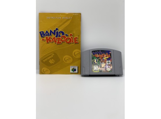 N64 Banjo-Kazooie With Manual (tested And Working)