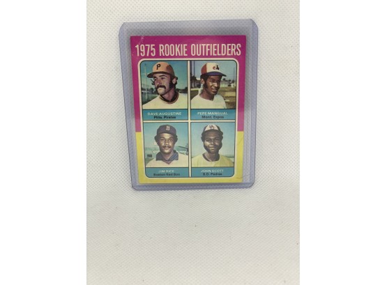 Topps 1975 Rookie Outfielders Jim Rice