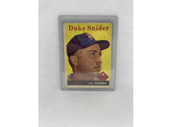 1958 Topps Duke Snider